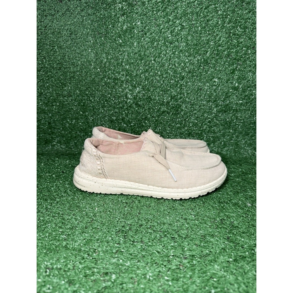 Hey Dude Wendy Womens Size 6 Pink Casual Slip On Comfy Shoes Loafers